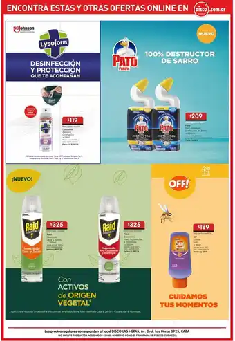 Disco Desodorante de ambiente lysoform oferta