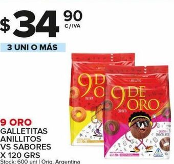 Carrefour Maxi Galletas 9 de oro 120g oferta