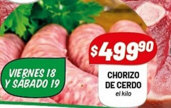 Almacor Chorizo de cerdo oferta