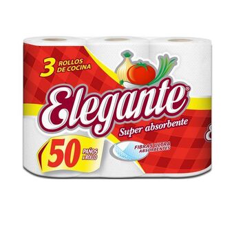 Carrefour Rollo de cocina elegante 3 x 50 paños oferta