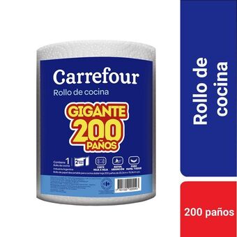 Carrefour Rollo de cocina carrefour maxi blanco x 200 paños oferta