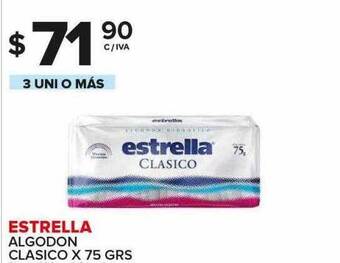 Carrefour Maxi Estrella Algodon Clasico oferta
