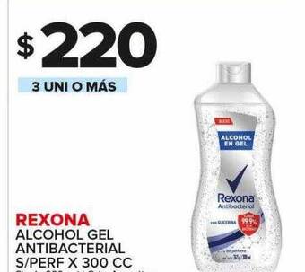 Carrefour Maxi Rexona Alcohol Gel Antibacterial S Perf oferta