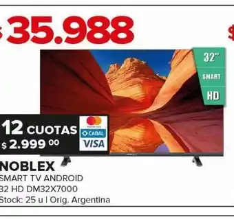 Carrefour Maxi Smart tv android noblex oferta