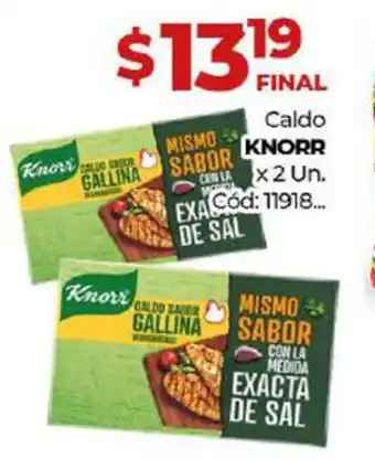 Diarco Caldo KNORR x 2 un. oferta