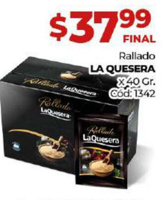 Diarco Rallado LA QUESERA x 40 gr oferta