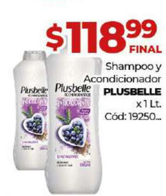 Diarco Plusbelle Shampoo y Acondicionador x 1 lt oferta