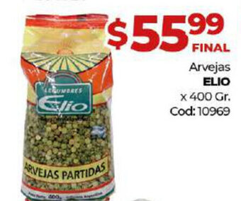 Diarco Elio Arvejas x 400 gr oferta