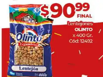 Diarco Olinto Lentejones x 400 gr oferta
