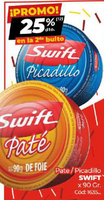 Diarco Swift Pate/Picadillo x 90 gr oferta