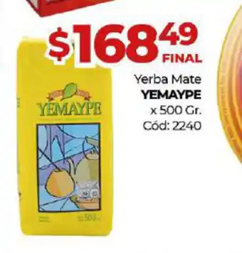 Diarco Yemaype yerba mate x 500 gr oferta