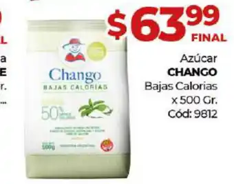 Diarco Chango Azúcar Bajas Calorias x 500 Gr oferta