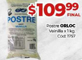 Diarco Orloc Postre Vainilla x 1 kg oferta