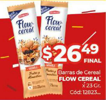 Diarco Flow Cereal Barras de Cereal x 23 gr oferta