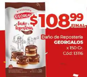 Diarco Georgalos Baños de Repostería x 150 gr oferta
