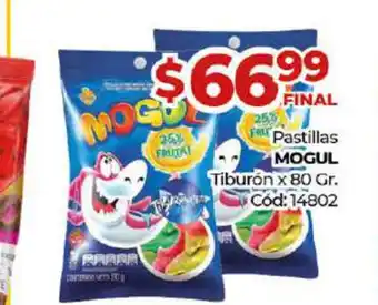 Diarco Mogul Pastillas Tiburon x 80 gr oferta