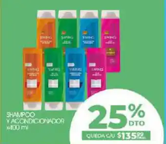 Diarco Shampoo y acondicionador x 100ml oferta