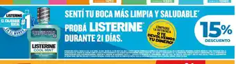 Diarco Listerine Probá Durante 21 Días oferta
