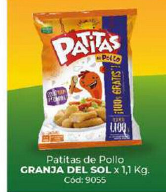 Diarco Granja Del Sol Patitas de Pollo x 1,1 kg oferta