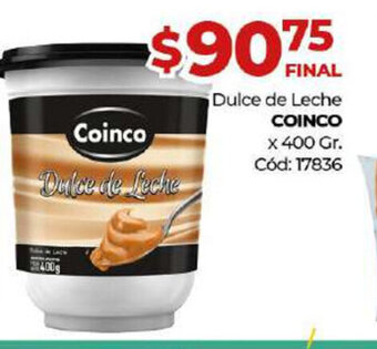 Diarco Coinco dulce de leche x 400 gr oferta