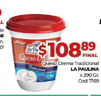 Diarco La Paulina Queso Crema Tradicional x 290 gr oferta