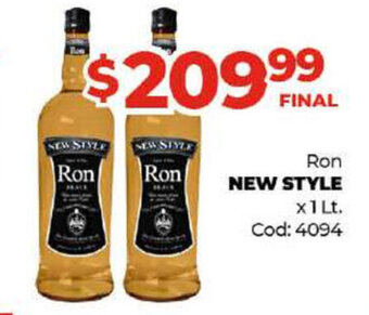 Diarco New Style Ron x 1 lt oferta