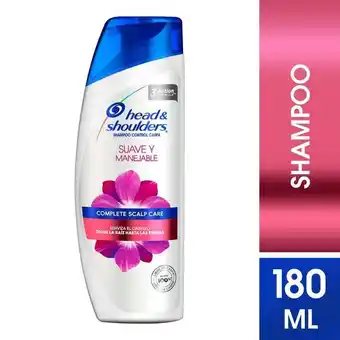 Coto Shampoo head & shoulders suave y manejable 180 ml oferta