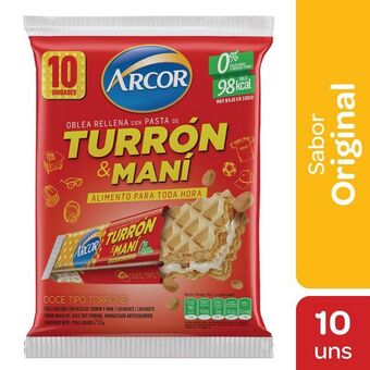 Coto Turron mani arcor bli 10 un oferta