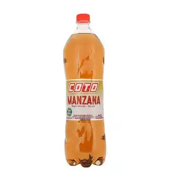 Coto Agua saborizada coto manzana botella 1.5 l oferta