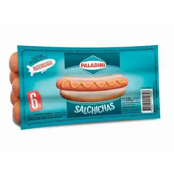 Coto Salchicha paladini paq 6 uni 225 grm oferta