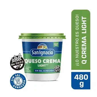 Coto Queso crema light sin sal san ignacio pot 480 grm oferta