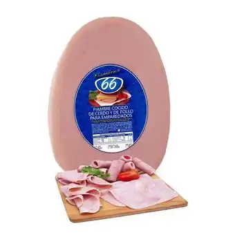 Coto Fiambre cocido feteado cerdo y pollo fiambres 66 x kg oferta