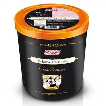 Coto Helado coto frutilla a la crema pot 500 grm oferta