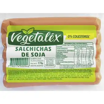 Coto Salchichas soja vegetalex paq 5 uni oferta