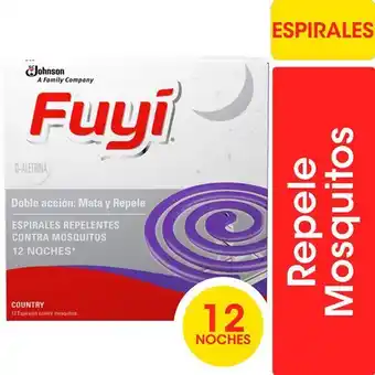 Coto Espirales insecticidas mata mosquitos fuyi country fresh 12un oferta