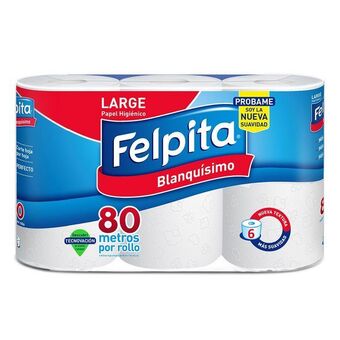 Coto Papel higiénico felpita blanquísimo simple hoja paquete 6 unidades oferta