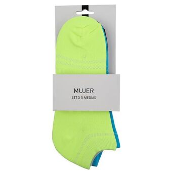 Coto Medias pack x3 soquetes micro surtido oferta