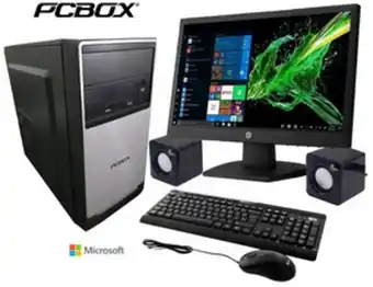 Musimundo Pc + monitor pcbox combo pc pcboxamd e1 oferta
