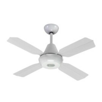 Megatone Ventilador de techo metálico blanco 90 cm oferta