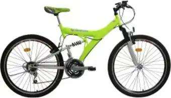 Megatone Bicicleta mountain bike rodado 26 verde siambretta oferta