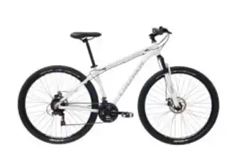 Megatone Bicicleta mountain bike rodado 29 cromer 21v aluminio mtb blanca oferta
