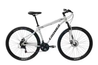 Megatone Bicicleta mountain bike rodado 29 cromer 21v aluminio mtb gris oferta