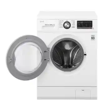 Lavarropa lg wm8514we6 8.5kg 1400rpm c/frontal blanco