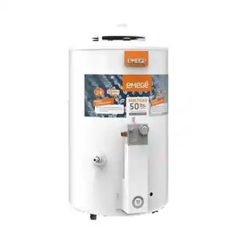 Termotanque a gas emege ttq 50em 50 litros conexión superior