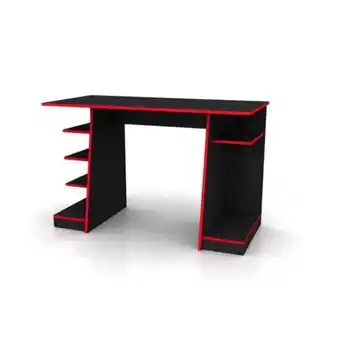 Easy Escritorio gamer 120x55x76 negro/rojo oferta