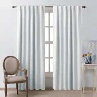 Easy Set x2 cortinas blackout blanco 140x220 cm oferta