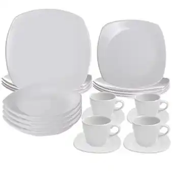Easy Set vajilla 20 piezas kosem blanco oferta