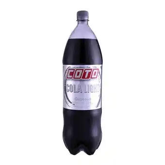 Coto Gaseosa coto light cola botella 2.25 l oferta