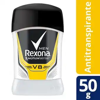 Coto Desodorante antitranspirante rexona v8 en barra 50 g oferta