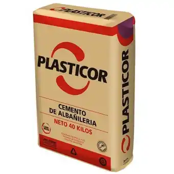 Easy Cemento albañil plasticor 40kg. oferta